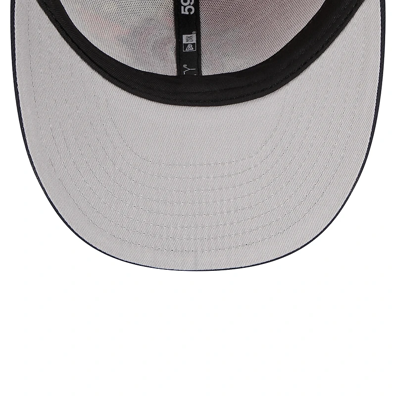 Casquette ajustée 59FIFTY basse New Era rouge/bleu marine Washington Nationals 2025 MLB Players' Weekend pour homme