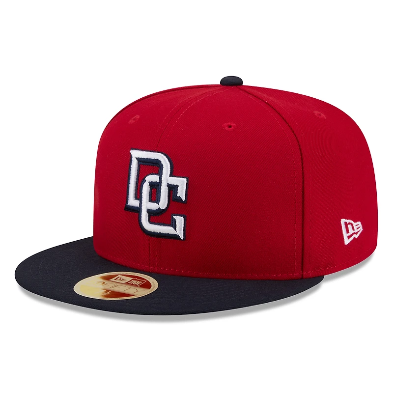Men's New Era Red/Navy Washington Nationals 2026 Baseball Hall of Fame 59FIFTY Fitted Hat