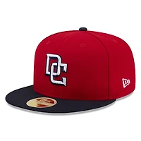 Men's New Era Red/Navy Washington Nationals 2026 Baseball Hall of Fame 59FIFTY Fitted Hat