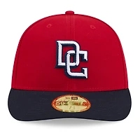 Men's New Era Red/Navy Washington Nationals 2026 Baseball Hall of Fame 59FIFTY Low Profile Fitted Hat
