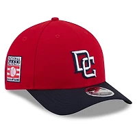 Casquette ajustable New Era rouge/marine Washington Nationals 2026, Temple de la renommée du baseball, modèle 9FORTY M-Crown