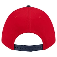 Casquette ajustable Arch 9FORTY A-Frame M-Crown des Washington Nationals pour homme New Era rouge/bleu marine