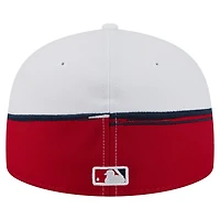 Casquette ajustée 59FIFTY Paint Stroke des Nationals de Washington New Era rouge/blanc pour homme