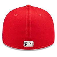 Casquette ajustée 59FIFTY à profil bas des Nationals de Washington 2022 du 4 juillet New Era pour homme, rouge