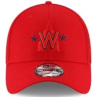 Casquette Flex d'entraînement au bâton 39THIRTY des Washington Nationals 2023 New Era pour homme, rouge