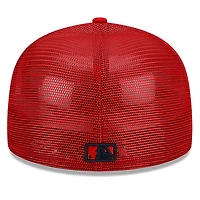 Casquette ajustée 59FIFTY pour entraînement au bâton des Washington Nationals 2023 New Era homme, rouge