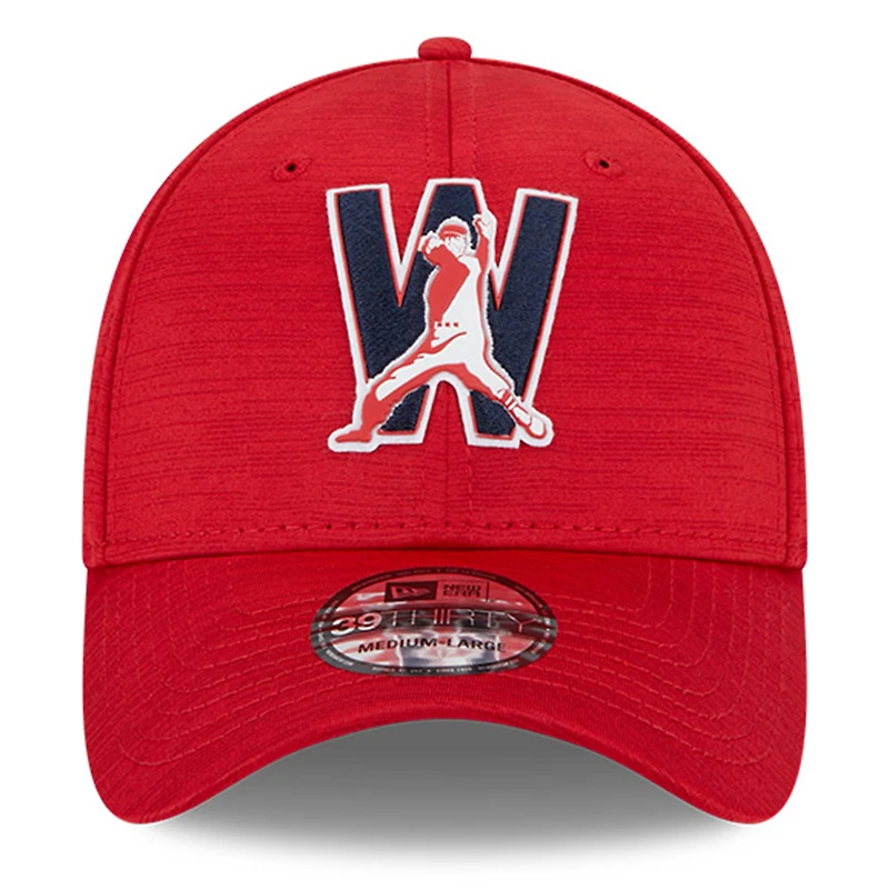 Casquette 39THIRTY Clubhouse des Washington Nationals 2023 New Era rouge pour homme