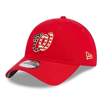Men's New Era  Red Washington Nationals 2023 Fourth of July 9TWENTY Adjustable Hat