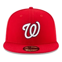 Casquette ajustée 59FIFTY classique des Nationals de Washington 2023 Little League New Era pour homme, rouge