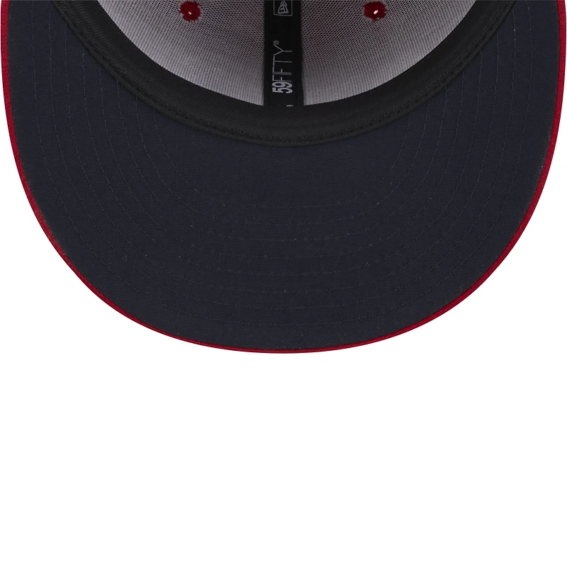 Casquette ajustée 59FIFTY rouge Washington Nationals 2024 Clubhouse New Era pour homme