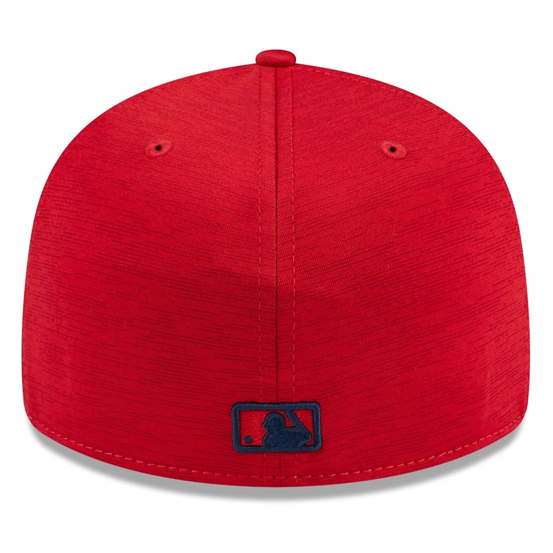 Men's New Era  Red Washington Nationals 2024 Clubhouse Low Profile 59FIFTY Fitted Hat