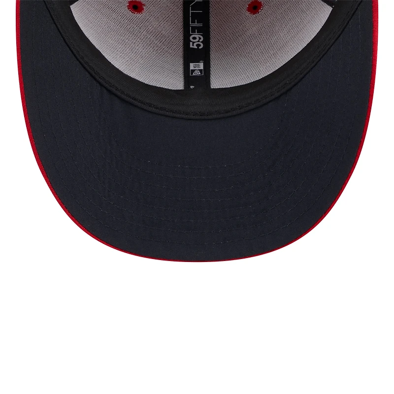 Men's New Era  Red Washington Nationals 2024 Clubhouse Low Profile 59FIFTY Fitted Hat