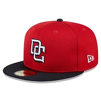 Casquette ajustée 59FIFTY pour hommes des Nationals de Washington 2024 New Era rouge