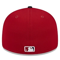 Casquette ajustée 59FIFTY à profil bas pour hommes des Nationals de Washington 2024 New Era rouge