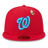 Casquette ajustée New Era 59FIFTY Big League 2025 des Nationals de Washington pour homme