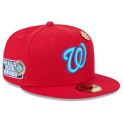 Casquette ajustée New Era 59FIFTY Big League 2025 des Nationals de Washington pour homme