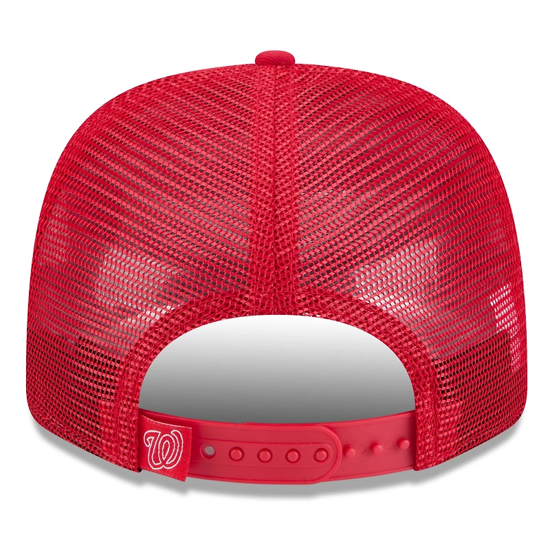 Casquette de camionneur extensible à boutons-pression 9SEVENTY de l'équipe d'entraînement de printemps 2025 des Nationals de Washington New Era pour homme