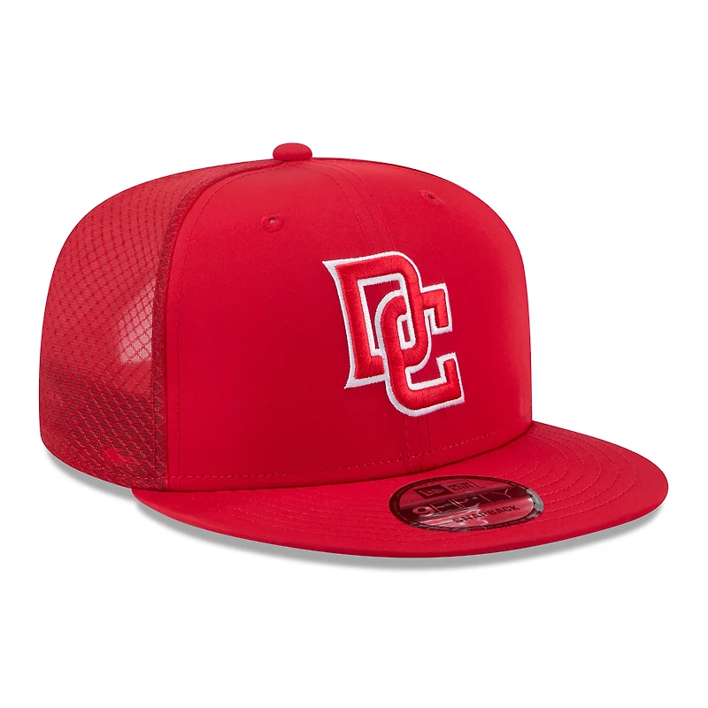Men's New Era Red Washington Nationals 2026 Batting Practice 9FIFTY Snapback Hat