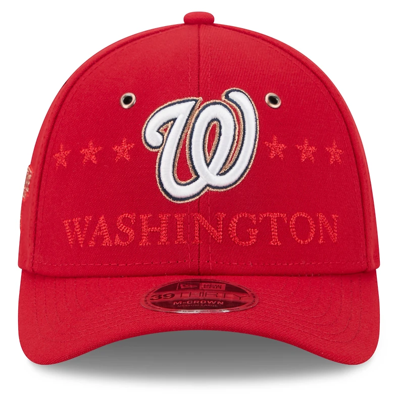 Men's New Era Red Washington Nationals 2026 MLB All-Star Game 39THIRTY Flex Hat