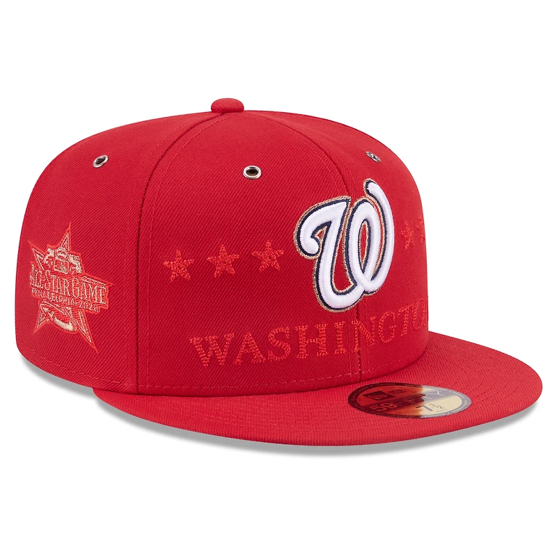 Men's New Era Red Washington Nationals 2026 MLB All-Star Game 59FIFTY Fitted Hat