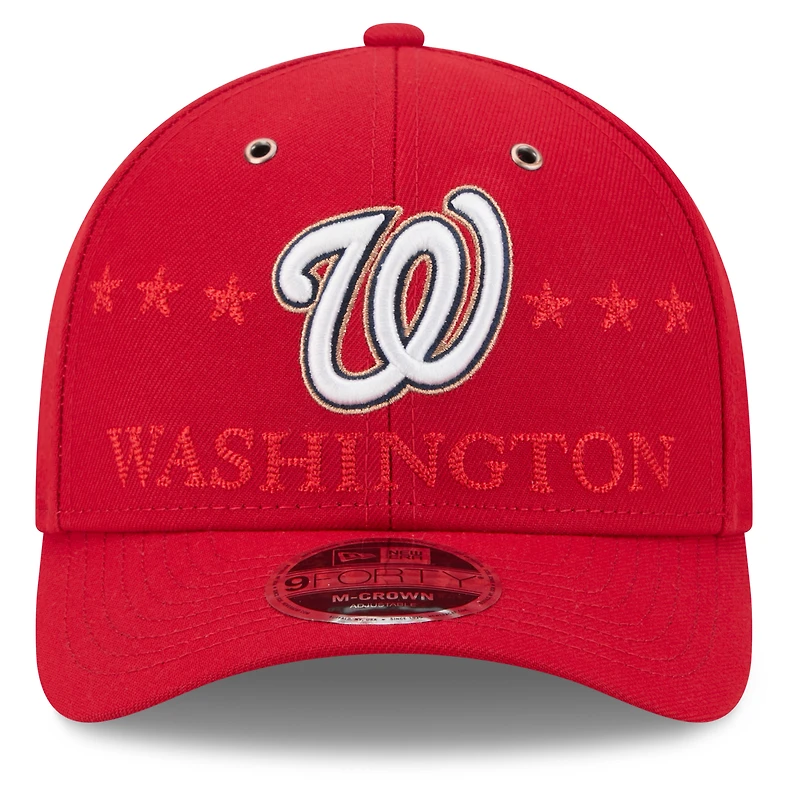 Men's New Era Red Washington Nationals 2026 MLB All-Star Game 9FORTY Adjustable Hat