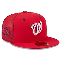 Men's New Era Red Washington Nationals 2026 MLB All-Star Game Workout 59FIFTY Fitted Hat