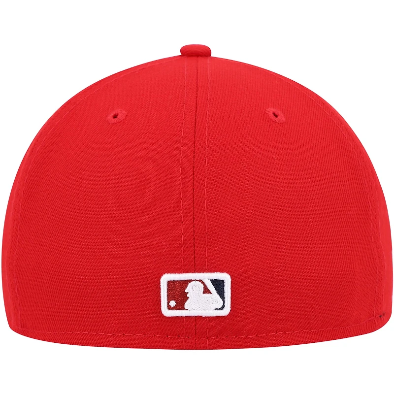 New Era Red Nationals de Washington 11 Memorial Side Patch 59FIFTY Chapeau masculin