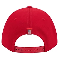 Casquette ajustable New Era 9FORTY M-Crown A-Frame pour homme, motif drapeau américain, rouge