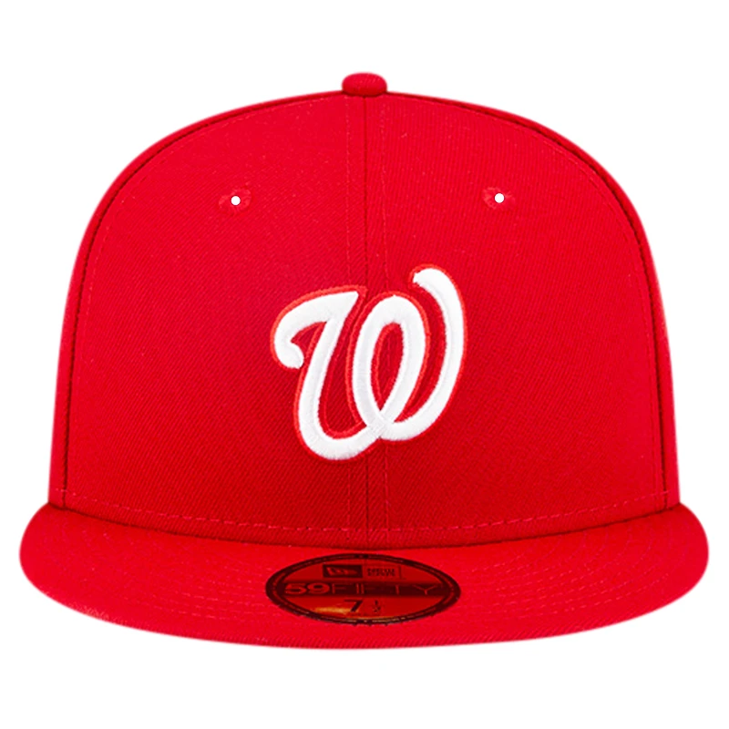 Casquette ajustée 59FIFTY Atmos Animal Undervisor des Washington Nationals pour hommes New Era rouge