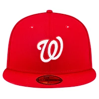 Casquette ajustée 59FIFTY Atmos Animal Undervisor des Washington Nationals pour hommes New Era rouge