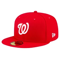 Casquette ajustée 59FIFTY Atmos Animal Undervisor des Washington Nationals pour hommes New Era rouge