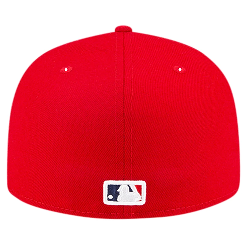Casquette ajustée 59FIFTY Atmos Animal Undervisor des Washington Nationals pour hommes New Era rouge