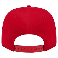 Men's New Era Red Washington Nationals Circle Patch 9SEVENTY Stretch-Snap Hat