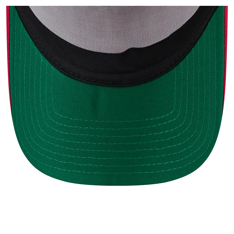 Casquette camionneur ajustable New Era 9FORTY A-Frame rouge Washington Nationals pour homme