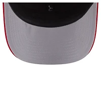Men's New Era Red Washington Nationals Flag 9SEVENTY Stretch-Snap Hat