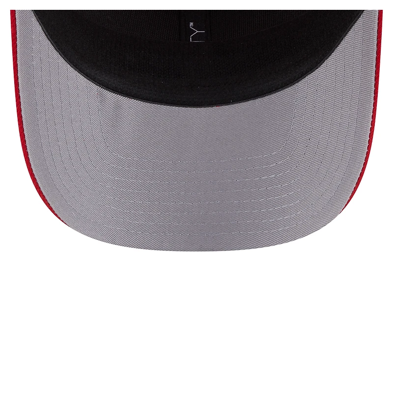Men's New Era Red Washington Nationals Flag 9SEVENTY Stretch-Snap Hat