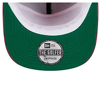 Men's New Era  Red Washington Nationals Full Circle Corduroy Golfer Adjustable Hat