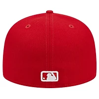 Men's New Era Red Washington Nationals Logo 59FIFTY Fitted Hat