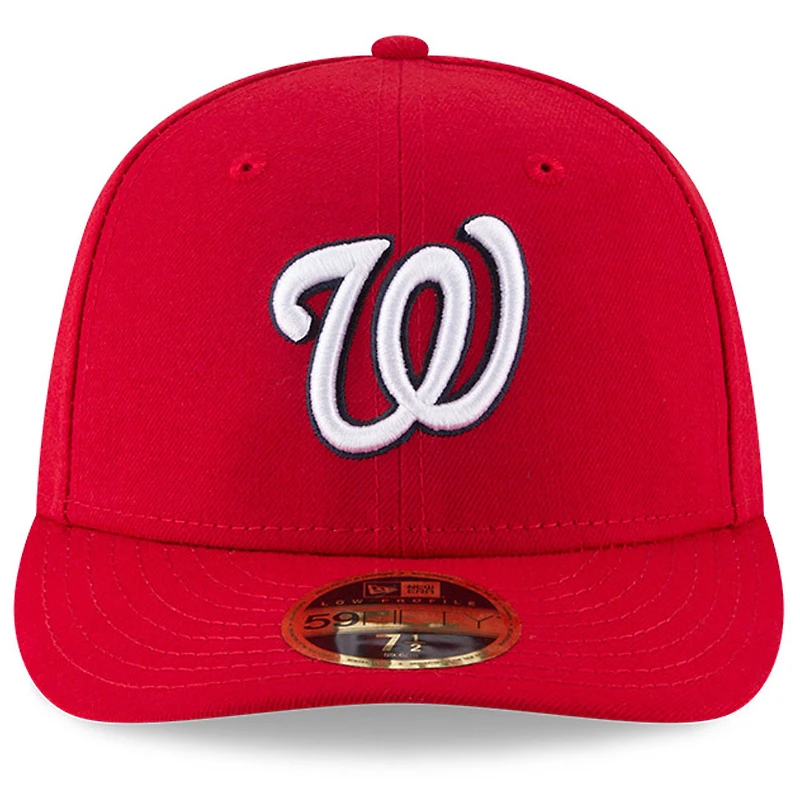 Casquette ajustée 59FIFTY Low Profile pour hommes des Washington Nationals 2024 MLB New Era rouge