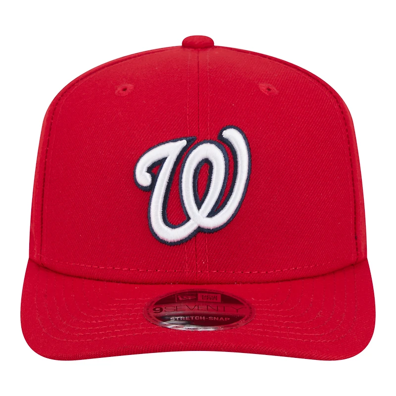 Men's New Era Red Washington Nationals Performance 9SEVENTY Adjustable Hat