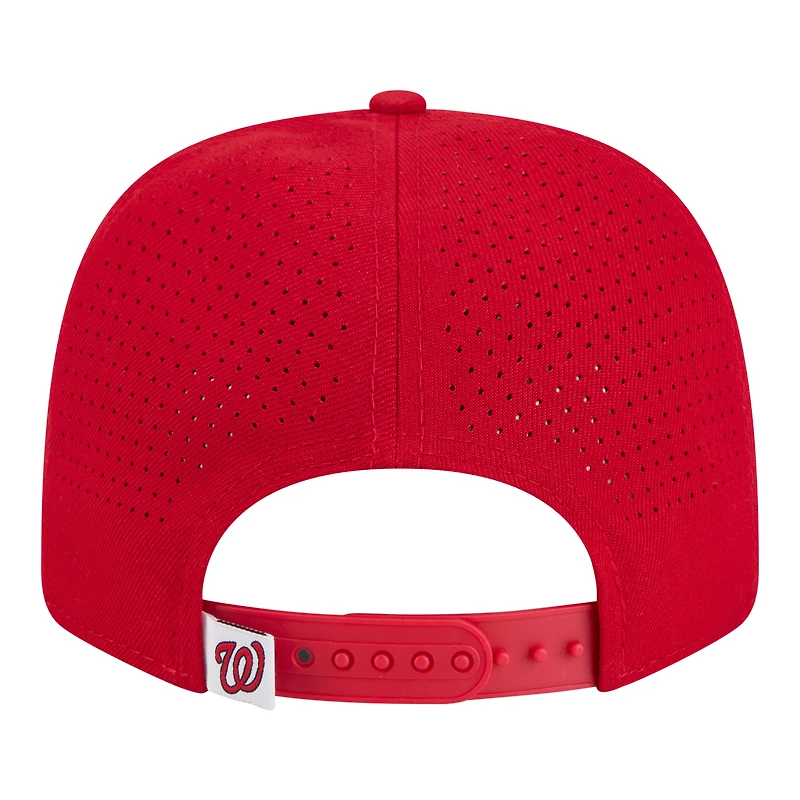 Men's New Era Red Washington Nationals Performance 9SEVENTY Adjustable Hat