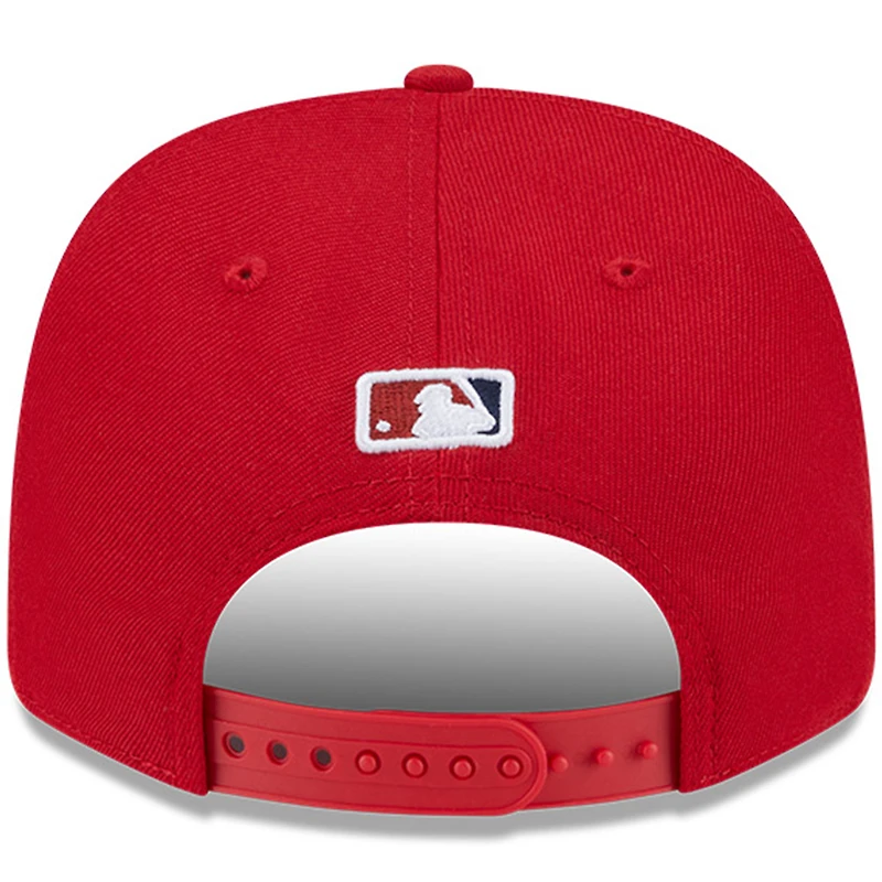 Men's New Era  Red Washington Nationals Player Replica 9SEVENTY Adjustable Hat