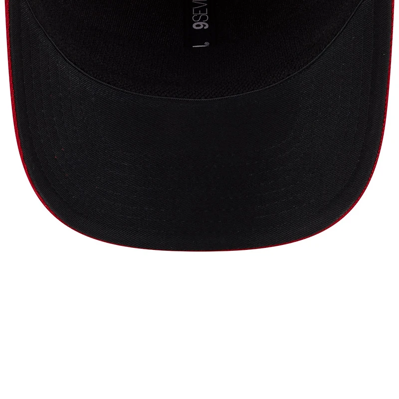 Men's New Era  Red Washington Nationals Player Replica 9SEVENTY Adjustable Hat