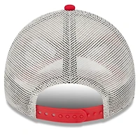 Men's New Era Red Washington Nationals Property Trucker 9TWENTY Snapback Hat