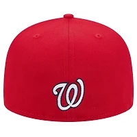 Casquette ajustée Ransom 59FIFTY pour homme New Era rouge des Washington Nationals