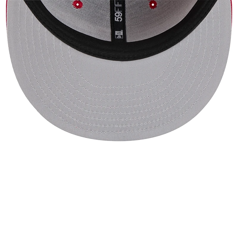 Casquette ajustée Ransom 59FIFTY pour homme New Era rouge des Washington Nationals