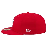 Casquette ajustée New Era rouge Washington Nationals Run Mascot 59FIFTY pour homme