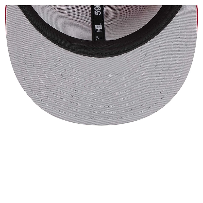 Casquette ajustée 59FIFTY rouge Washington Nationals pour homme New Era