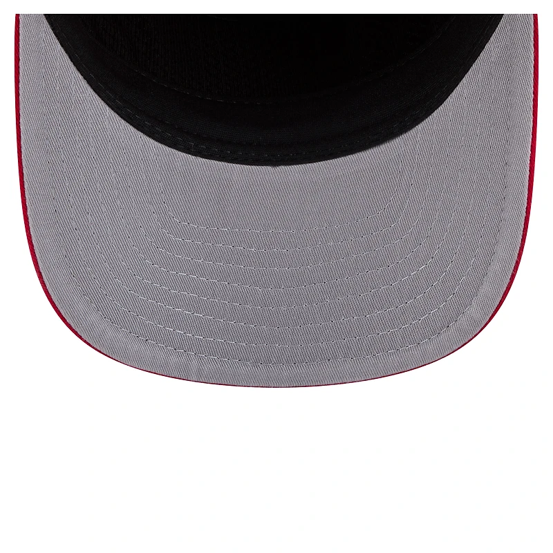 Men's New Era Red Washington Nationals Stacked 19TWENTY Adjustable Hat