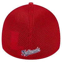 Casquette New Era 39THIRTY Flex rouge Washington Nationals pour homme
